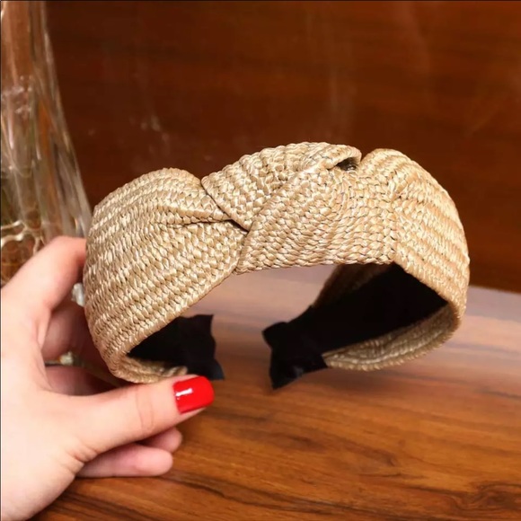 Accessories - Fashion Straw Knotted Headband